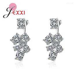 Stud Earrings Jewerly Fashion Vintage Full Crystal Irregula Earring For Woman Christmas Gift Wholesale