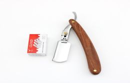 Lyrebird Straight Razor polish sier Men039s Straight Shaving Razor Replaceable blade razor Simple packing NEW9408860