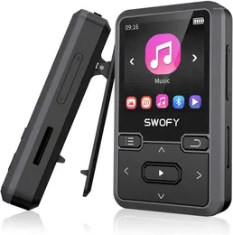 Clip Mini Portable Wearable MP3 Player With Bluetooth 5.0 Up To 128GB TF Card (Black)