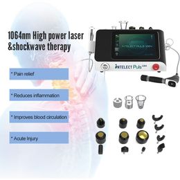 1064nm High Intensity Laser Whole Body Pain Relief Physiotherapy Device 10Bar ESWT Electromagnetic Shock Wave Therapy For Ed Treatment