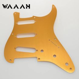 Guitar Electric Guitar SSS Pickguard 8 Holes Aluminium Alloy for ST Guitar