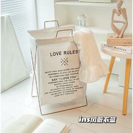 Laundry Bags Light Luxury Ins Wind Baskets Folding Home Storage Dormitory Put Clothes Bag Basket Children's Toys