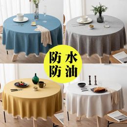 Table Cloth 2024 Round Waterproof And Oil Proof Disposable Cloth_AN2722