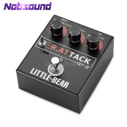 Guitar Little Bear HiFi Electric Guitar Effector 3 RAT model DIRTY/TURBO/VINTAGE Stomp Box Pedal LM308AN Guitar Amplifier