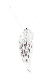 925 Sterling Silver Pick a Pearl Cage Angel Wing Locket Pendant Necklace Boutique Lady Gift K10417876190