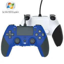 Gamepads USB Wired Gaming Controller For PC Windows 10/8/7 Xinput /Android Smart TV Box/PS4 Joystick Gamepad With DualVibration 2022