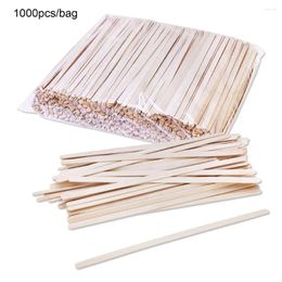 Disposable Flatware 1000pcs/bag 178X5X1mm Wooden Coffee Bar Stir Sticks Healthy Birch Wood Stirrers