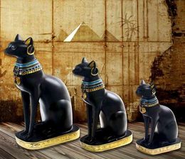 Garden Decorations Home resin crafts exotic cat God Egyptian style decorative gift ornaments Modern creative and simple decoration8810810