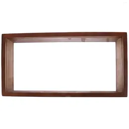 Frames Picture Frame Specimen Dried Flower Display Stand Pressed Shadow Boxes Decor Wood Holder Po