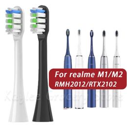 3/6PCS Suitable for Realme Electric Toothbrush Heads M1/RMH2012/M2/RTX2102 Soft Bristle Replacement Brush Heads Nozzles 240411