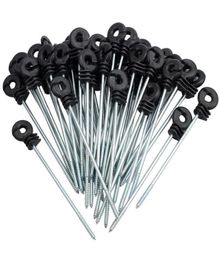 Fencing Trellis Gates 25 PCS Electric Fence Distance Insulators Plastic Ring Insulators Long Screw For Wooden Post4783365