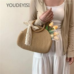 Shoulder Bags YOUDEYISI Woven Bag For Women's 2024 French Small Market Summer Versatile Handheld With High Quality Underarm