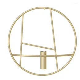 Candle Holders Modern Metal Holder Alloy Geometric Decoration Fashion Restaurant Creative Crafts