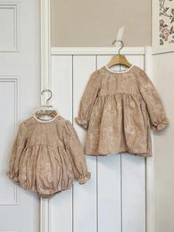 Girl Dresses Autumn Winter Baby Long Sleeve Dress Infant Toddler Girls Cute Lace Birthday Party Princess Fashion Bodysuit