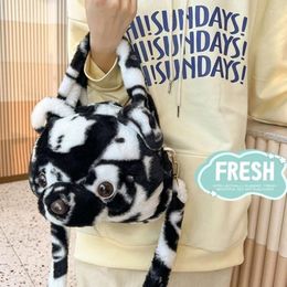 Totes Stylish Bear Plush Shoulder Bag Handbag Crossbody Bags Perfect For School Shopping And Casual Outings