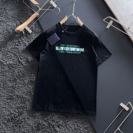 Mens Designer T Shirt luxury tee tshirt clothes Womens Shirts Fashion Letter Print Round Neck cotton black white short sleeve t-shirt Beach T Shirts CRD2404154