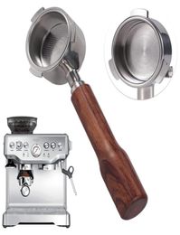 54mm Coffee Bottomless Portafilter For Breville 870878880 Philtre Basket Replacement Espresso Machine Accessories 2201191733068