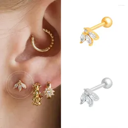 Stud Earrings 925 Sterling Silver Geometric Small For Women Multi Style Mini Crystal European And American Jewellery