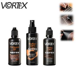 Guitar VORTEX Guitar Care. Guitar cleaner 120ml /fretboard oil 60ml/string guard oil 60ml.Suitable for a variety of guitars.