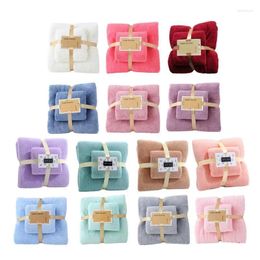 Towel Sets For Bathroom Soft Comfortable Highly Absorbent Coral Hand Bath Household The Body