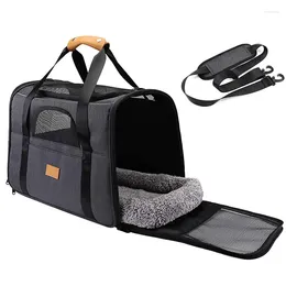 Cat Carriers Carrier Soft-Sided Pet Travel For Cats Small Dogs Puppy Comfort Portable Airline Approved Transport