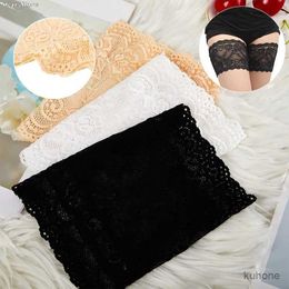 Socks Hosiery Summer Inner Thigh Anti Chafing Thigh Bands Elastic Non Slip Women Sexy Lace Anti Friction Strip Fashion Leg Warmers Gifts 1Pair