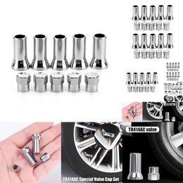 New New Upgrade 20/10Pcs Set Tr414ac Valve Cap Car Truck Wheel Tyre Valve Stem Hex Cover Set With Sleeve Covers Valve Caps Auto Tyre Accessories