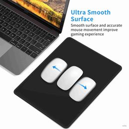 Mouse Pads Wrist Rests PU Leather Mouse Pad Waterproof Cute Desk Pad Solid Colour Kawaii Stationery Desktop Computer Accessories Office Supplies