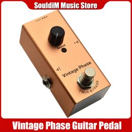Guitar Vintage Phase Guitar Effect Pedal Mini Single Guitar Pedal for Electric Guitars Simple OneKnob Operation DC 9V