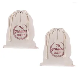 Plates Drawstring Bread Bag Packaging Bags Baking Nonstick Toaster Container Holder Cooking Linen