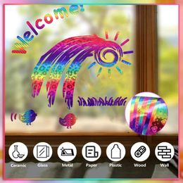 Window Stickers Multicolor Adhesive Craft Permanent Sticky Back Plastic Sign Making Sticker Lettering Film Cup Xmas Decal