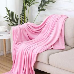 Blankets Soft Fibre Blanket Coral Comfort Flannel Energy-efficient Temperature Control For Cosy