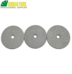 SHDIATOOL Diameter 100mm4quot Premium 3Steps Diamond Polishing Pads Resin Bond Sanding Discs high quality For Stone marble6093063