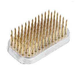 Decorative Flowers Jianshan Flower Arrangement Base Fixed Tools Floral Holder Fixation Pin Arranger