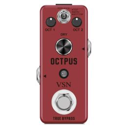 Cables VSN Precise Polyphonic Octave Effect Generator Octpus Guitar Pedal True Bypass