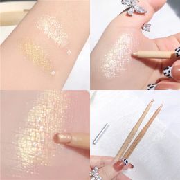 Sweet Mint Lying Silkworm Pencil Galaxy Glitter Eyeshadow Pen Long-lasting Waterproof Shiny Eyeliner Outline Pen Stick Makeup