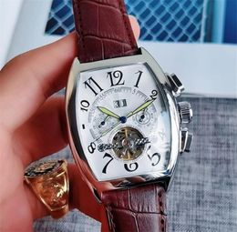 02Men automatic mechanical watches tourbillon date Monte luxury designer stainless steel dial leather strap watch sports business7789731
