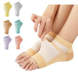 Women Socks Non-slip Ankle Brace Foot Swelling Soft Breathable Compression Comfortable Protection Arch Support Yoga