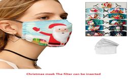 New Christmas Masks Cotton European and American Winter Warm Cotton Masks can be Washed Cotton Face Masks for Adults T3I512262632609