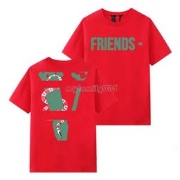 New Women Designers T Shirts Friends Loose Tees Fashion Brands Tops Man's Casual Shirt Luxurys Clothing Street Polos Shorts Sleeve Clothes Summer V-26 Xs-Xl 74