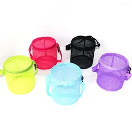 Storage Bags Large Mesh Beach Cooler Bag Outdoor Camping Picnic Crossbody Drink Food Tote