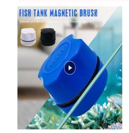 Aquarium Fish Tank Magnetic Clean Brush Glass Floating Algae Scraper Curve Glass Cleaner Scrubber Tool Window Cleaning Magnet9196816
