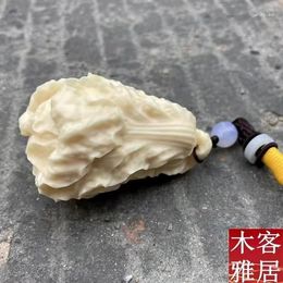 Decorative Figurines Ivory Fruit Hundred Wealth Gather To Get Rich. Carry Pendant Ornament Key Chain Cabbage