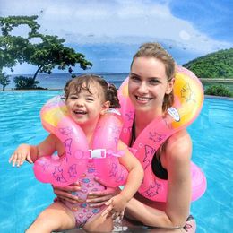 Good Quality Thick Inflatable Swim Pool Toys Arm Rings For Children Adult Swimming Laps Baby Float Circle Kids Outdoors 240415