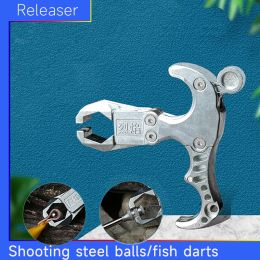 Arrow Fish Dart Spreader Steel Ball Clip Fish Dart Assistant Fish Dart Finger Guard Transmitter Fish Dart Shooting Fish Ring