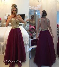 2019 Burgundy Wine Red Long Prom Dress Sexy Sheer Chiffon Applique Lace Special Occasion Dress Party Dress Plus Size vestido de fe8505068