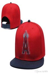 New Fashion Angels A letter Cap Gorras Planas Hip Hop Snapback Baseball Outdoor Sport Hiphop Adjustable Red Hat H31356133