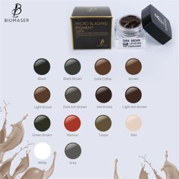 Supplies Biomaser Microblading Pigment for Eyebrow Lips Tattoo Ink Permanent Makeup Paint Brown Pigment Semi Tattoo Color Inks