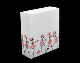 10Pcs Foldable White Kraft Paperboard Package Box for Mask Cosmetics Gifts Cards Packaging Boxes3049931