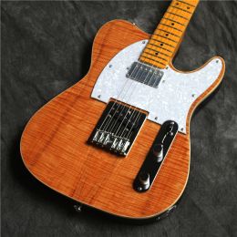 Cables High quality koa wood electric guitar ready in store immediately shipping